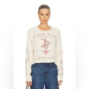 NWOT Daydreamer JOHNNY CASH WALK THE LINE MEET & GREET LS TOP Size XS